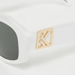 Karl Kani Lunettes de soleil unisexes blanc 32289 3