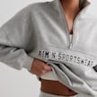 aim'n Varsity Sweat Half Zip gris 33143 3