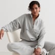 aim'n Varsity Sweat Half Zip gris 33143 4