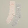 SNIPES 2 PACK - Basic Logo Confetti Crew Socks multicolor 33182 1