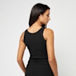 Karl Kani Woven Signature Rhinestone Rib Tank nero 45130 2