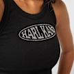 Karl Kani Woven Signature Rhinestone Rib Tank nero 45130 3