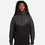 Compra Nike Tech Fleece Windrunner Hoodie czarny SNIPES