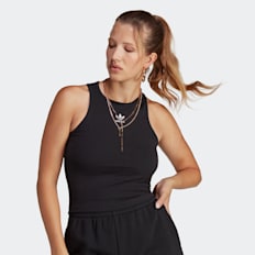 adidas Originals Essentials Rib Tank zwart