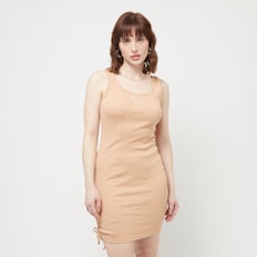 Karl Kani Small Signature Gathering Rib Dress beige