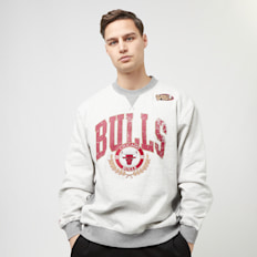 Mitchell & Ness NBA Premium Fleece Crew Chicago Bulls grau