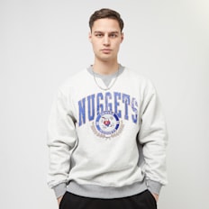 Mitchell & Ness NBA Premium Fleece Crew Denver Nuggets grau