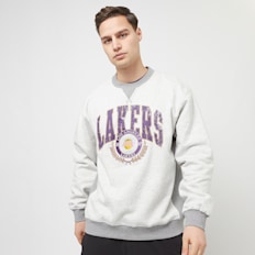 Mitchell & Ness NBA Premium Fleece Crew Los Angeles Lakers gris