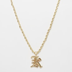 Karl Kani Old Englisch Charm Helix Chain doré