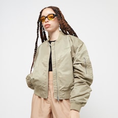 SNIPES Small Logo Padded Cropped Bomber Jacket verde