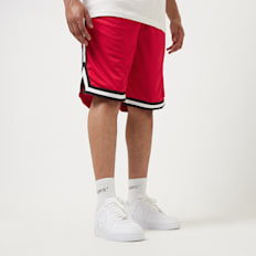 Urban Classics Stripes Mesh Shorts rosso
