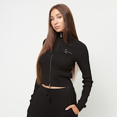 Karl Kani Chest Signature Two-Way Knit Jacket schwarz