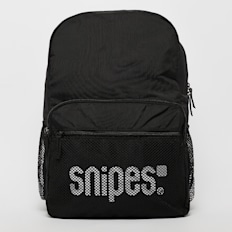 SNIPES Medium Basic Logo Mesh Pocket Backpack zwart