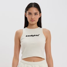 Low Lights Studios Basic Crop Top bege