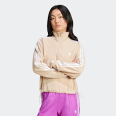 adidas Originals Polar Fleece Half Zip beige