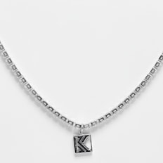 Karl Kani OG01 Diamond Tennis Necklace zilver
