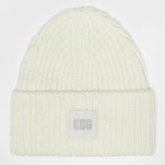 UGG Chunky Rib Beanie blanc