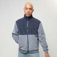 Urban Classics Colour Block Polar Fleece Jacket blauw