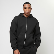 Urban Classics Fluffy Zip Hoody zwart