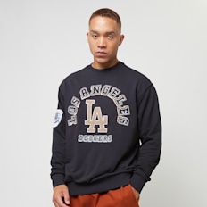 New Era LA Dodgers World Series Oversized Crewneck Sweatshirt preto