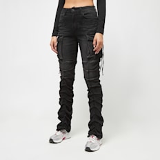 Smoke Rise Washed High Rise Boot zwart