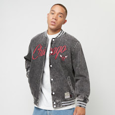 Mitchell & Ness NBA Oversized Varsity Jacket Chicago Bulls gris