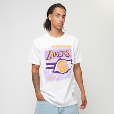 Mitchell & Ness NBA Destination Leisure Shortsleeve Graphic Tee LA Lakers weiß