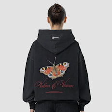 Pegador Fia Oversized Hoodie noir