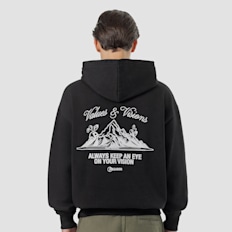 Pegador Hyde Oversized Hoodie noir