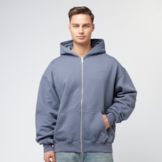Pegador Colne Logo Oversized Sweat Jacket blauw