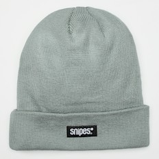 SNIPES Woven Basic Logo Beanie grijs
