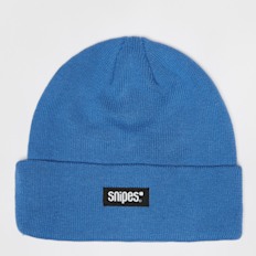 SNIPES Woven Basic Logo Beanie bleu