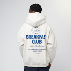 Another Cotton Lab Breakfast Club Oversized Hoodie grijs