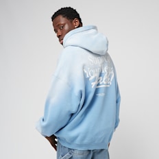 Another Cotton Lab Support Your Mental Health Oversized Hoodie blu