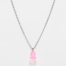 fainz Bear Chain Strawberry Milkshake argent