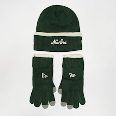 New Era Script Beanie Set (2 Piece) groen