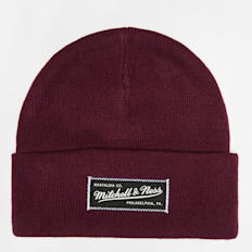 Mitchell & Ness Branded Patch Logo Beanie rot