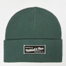 Mitchell & Ness Branded Patch Logo Beanie vert