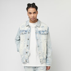 Smoke Rise Vintage Rip & Repair Denim Jacket bleu
