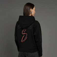 SNIPES Snipes S Patch Oversized Hoodie zwart