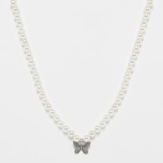 fainz 925 Butterfly Pearl Chain srebrna