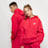 Nike   Sportswear Club Fleece Hoodie czerwony