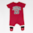 Jordan 23 Romper & Bootie Set rouge