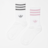 adidas Originals Glitter Crew Socks (2 Pack) wit
