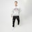 Mitchell & Ness NBA Premium Fleece Crew Los Angeles Lakers grau