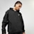 New Balance Small Logo Brushed Hoodie czarny