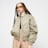 SNIPES Small Logo Padded Cropped Bomber Jacket vert