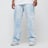 2Y STUDIOS Adrik Basic Baggy Jeans bleu