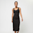 Urban Classics Rib Top Dress noir