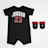 Jordan 23 Romper & Bootie Set noir